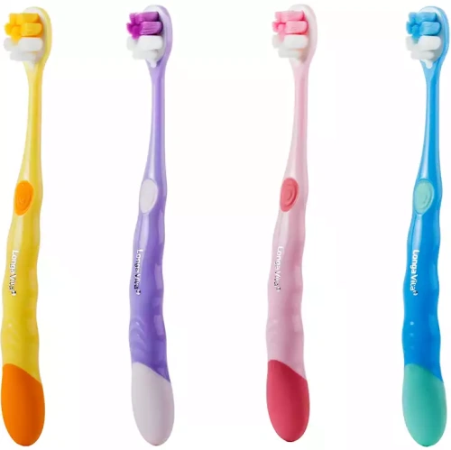 ЛОНГА ВИТА щетка зубная детская 10 000 щетинок от 5 лет F-03